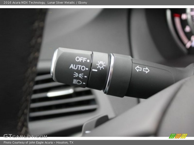 Lunar Silver Metallic / Ebony 2016 Acura MDX Technology