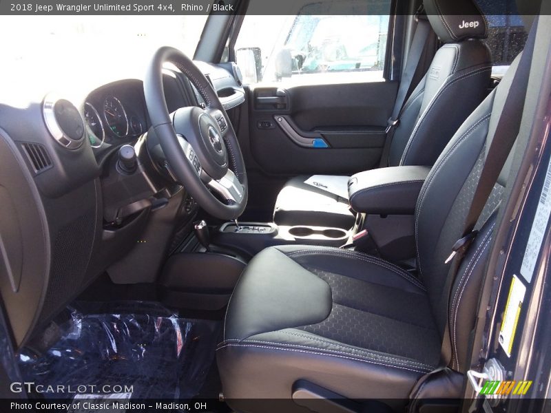 Rhino / Black 2018 Jeep Wrangler Unlimited Sport 4x4