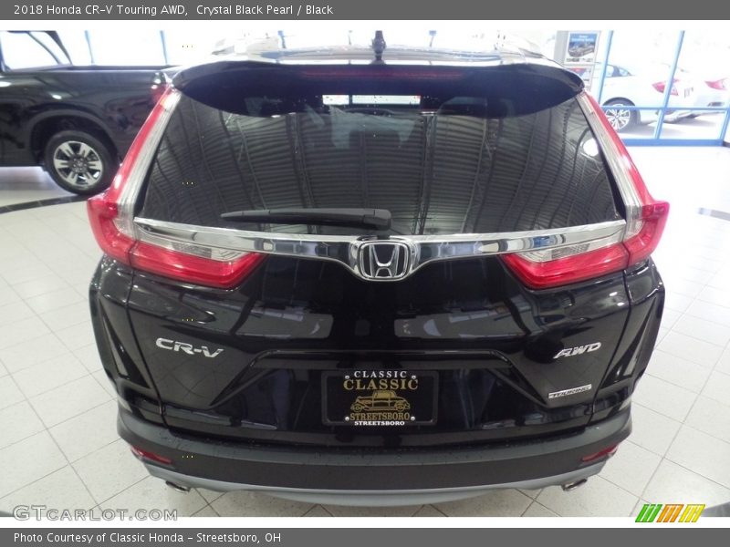Crystal Black Pearl / Black 2018 Honda CR-V Touring AWD