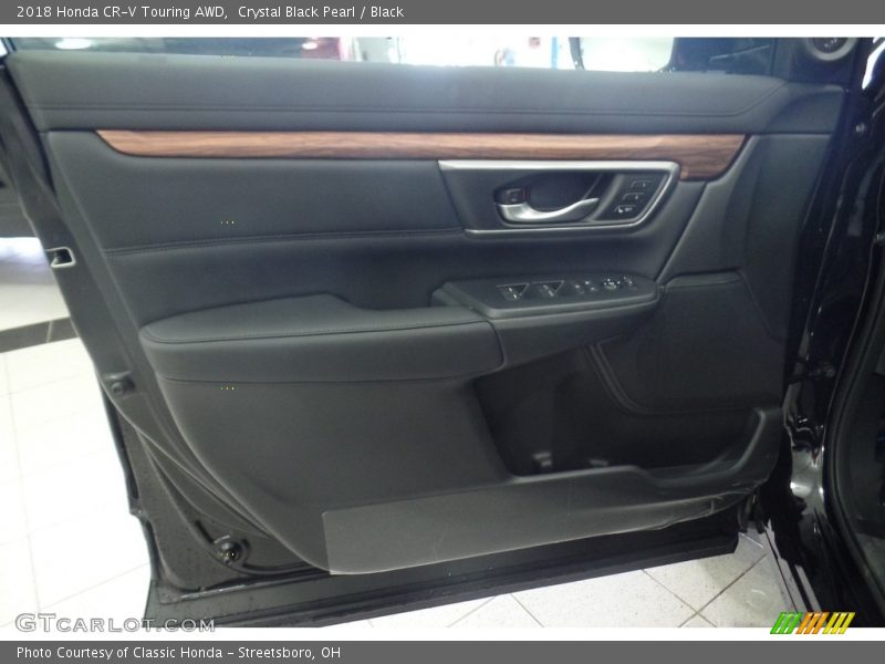 Crystal Black Pearl / Black 2018 Honda CR-V Touring AWD