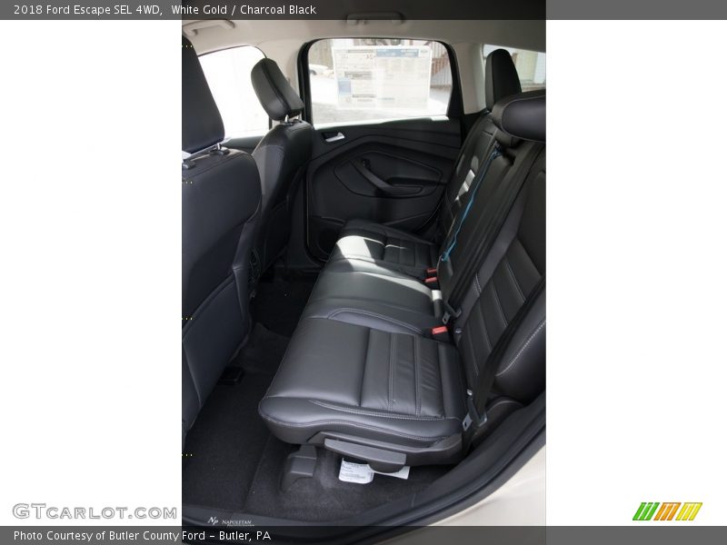 White Gold / Charcoal Black 2018 Ford Escape SEL 4WD