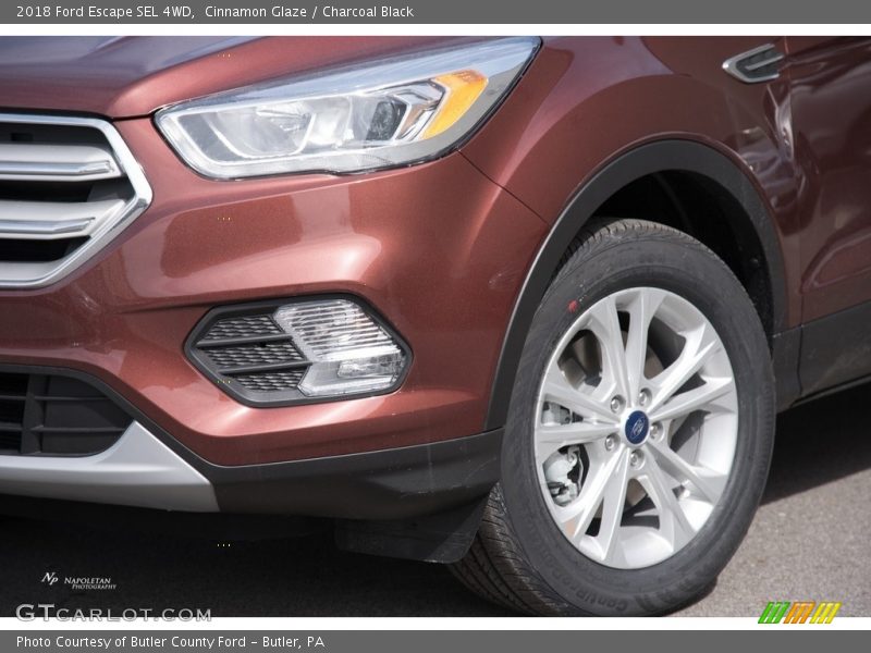 Cinnamon Glaze / Charcoal Black 2018 Ford Escape SEL 4WD