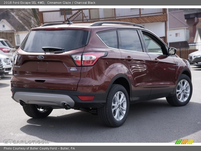 Cinnamon Glaze / Charcoal Black 2018 Ford Escape SEL 4WD