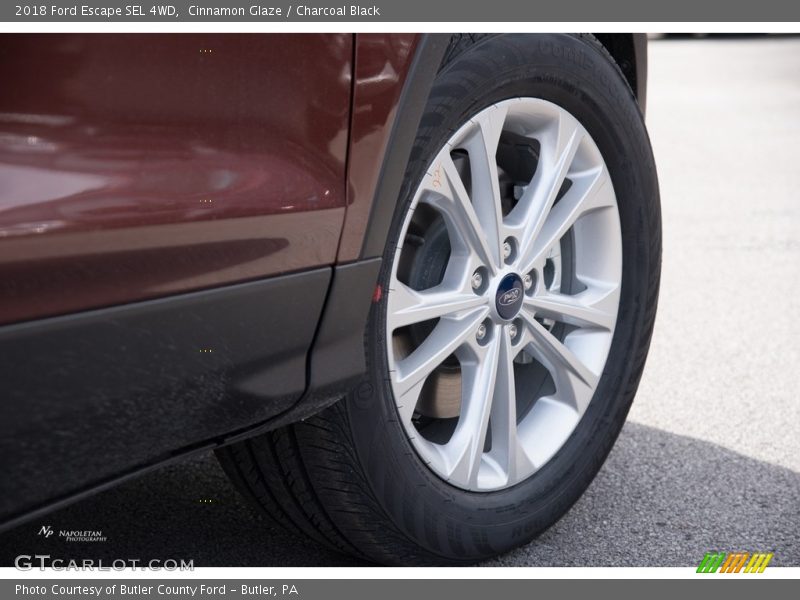 Cinnamon Glaze / Charcoal Black 2018 Ford Escape SEL 4WD