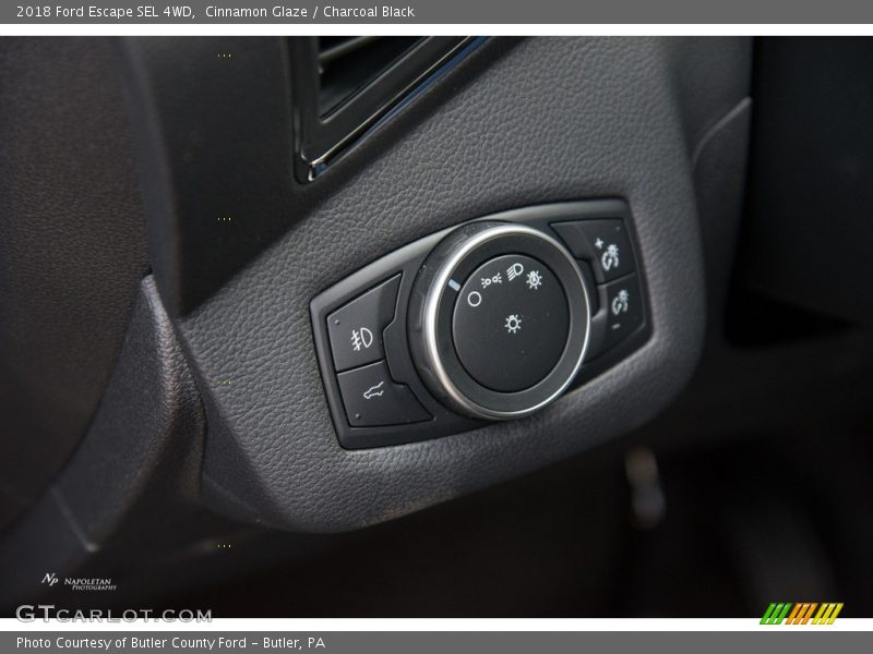 Cinnamon Glaze / Charcoal Black 2018 Ford Escape SEL 4WD