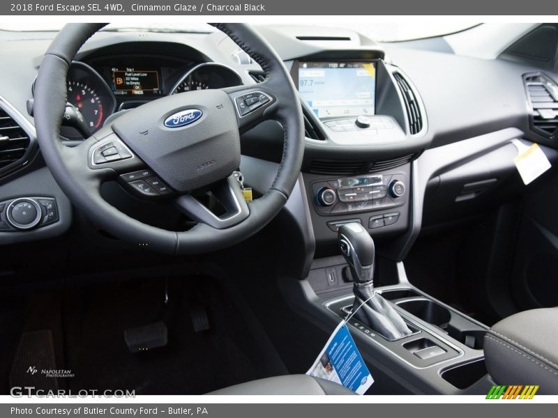Cinnamon Glaze / Charcoal Black 2018 Ford Escape SEL 4WD