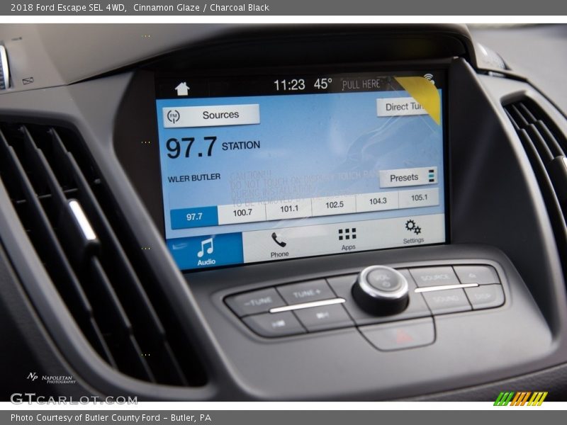 Cinnamon Glaze / Charcoal Black 2018 Ford Escape SEL 4WD