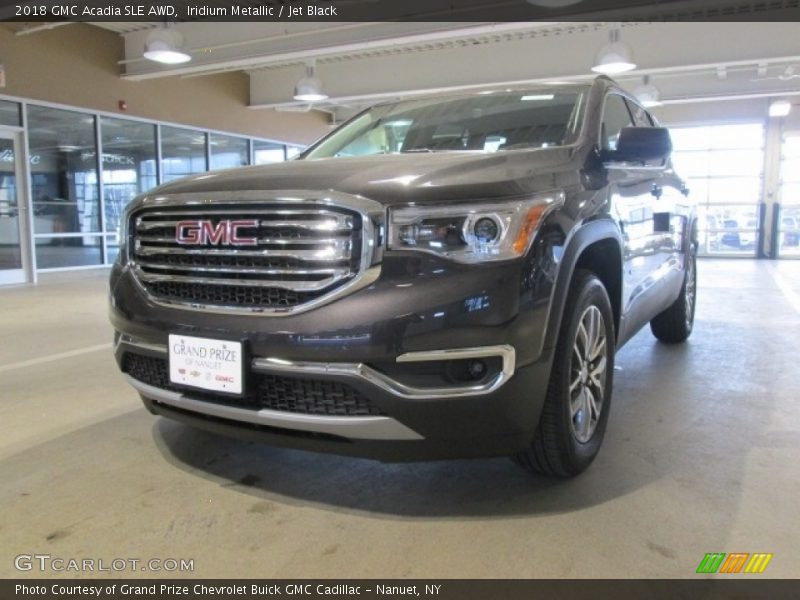 Iridium Metallic / Jet Black 2018 GMC Acadia SLE AWD
