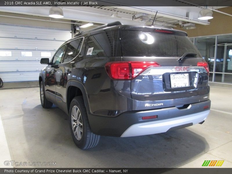 Iridium Metallic / Jet Black 2018 GMC Acadia SLE AWD