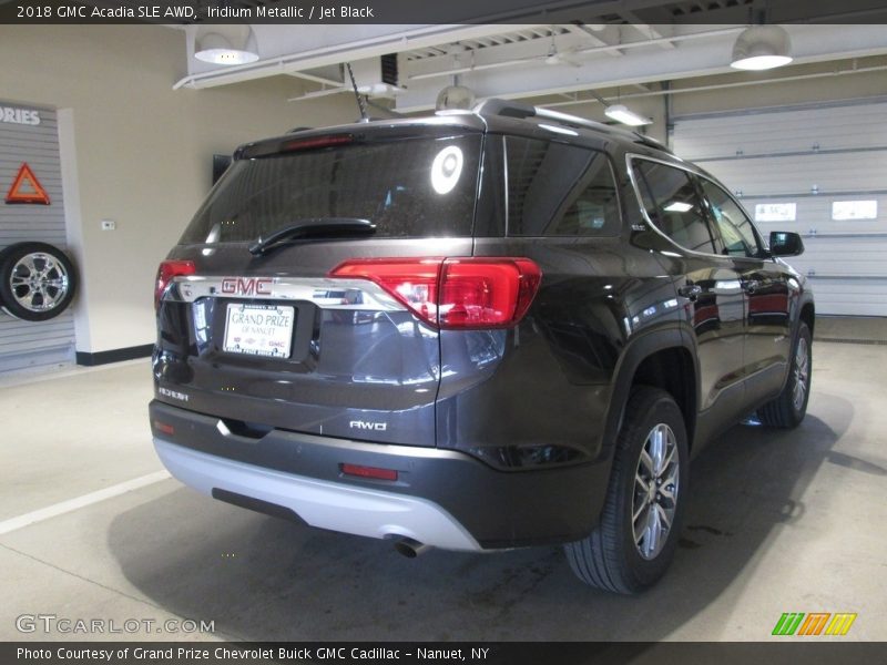Iridium Metallic / Jet Black 2018 GMC Acadia SLE AWD