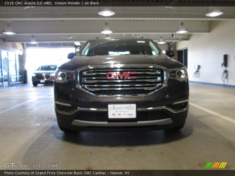 Iridium Metallic / Jet Black 2018 GMC Acadia SLE AWD