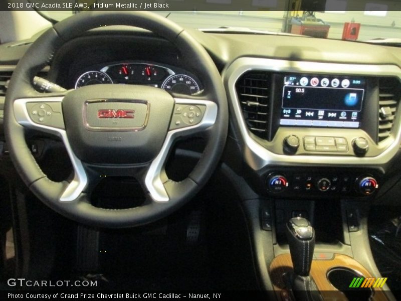 Iridium Metallic / Jet Black 2018 GMC Acadia SLE AWD