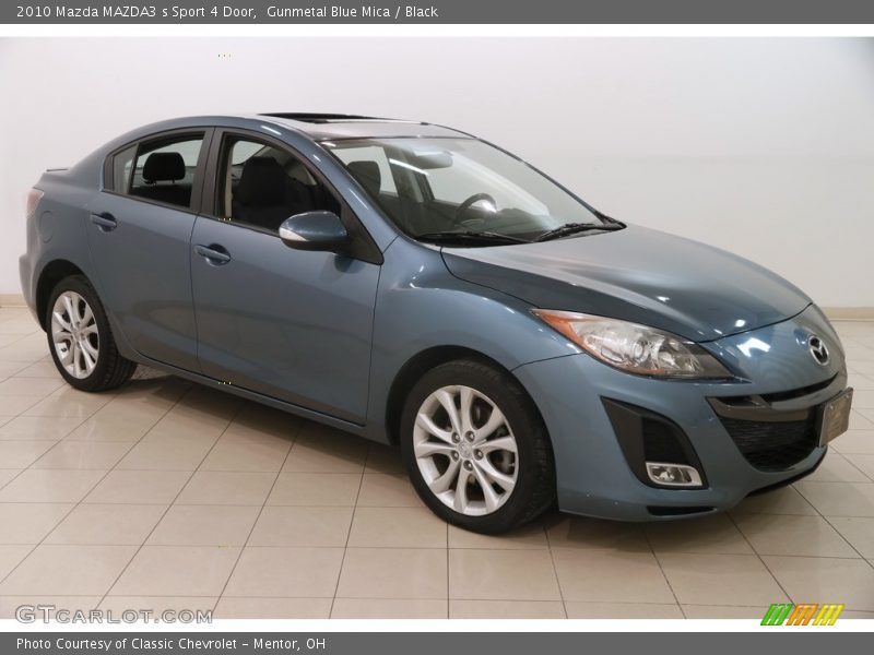 Gunmetal Blue Mica / Black 2010 Mazda MAZDA3 s Sport 4 Door