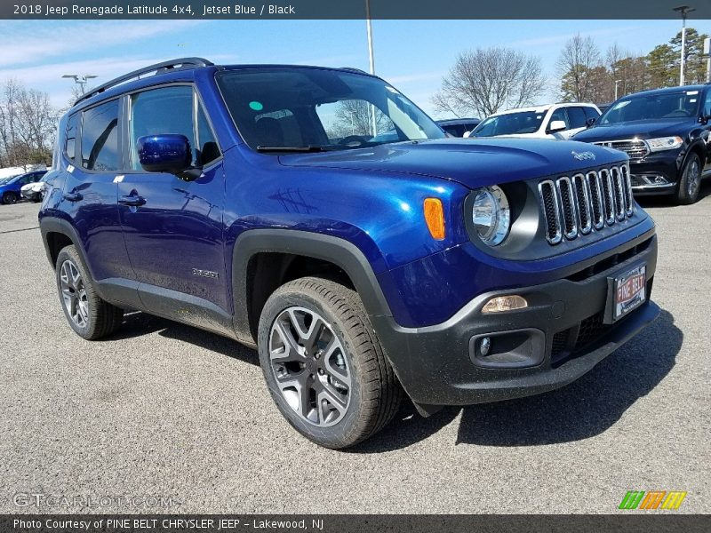 Jetset Blue / Black 2018 Jeep Renegade Latitude 4x4