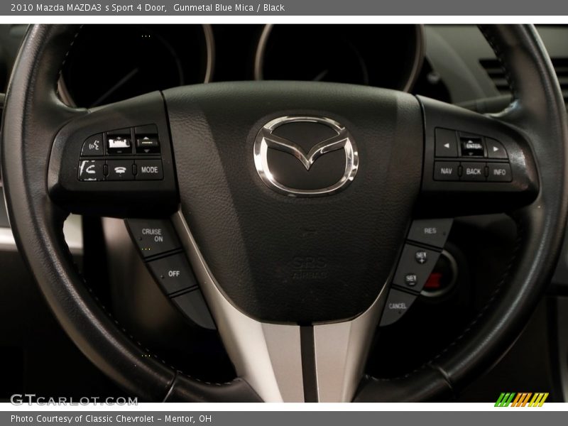 Gunmetal Blue Mica / Black 2010 Mazda MAZDA3 s Sport 4 Door