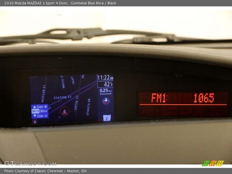 Gunmetal Blue Mica / Black 2010 Mazda MAZDA3 s Sport 4 Door