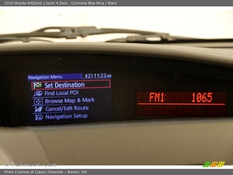 Gunmetal Blue Mica / Black 2010 Mazda MAZDA3 s Sport 4 Door