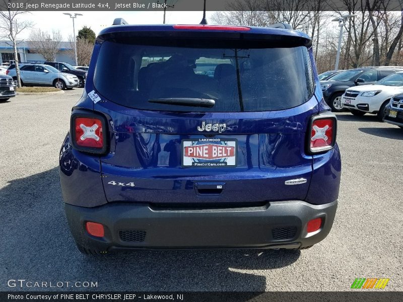 Jetset Blue / Black 2018 Jeep Renegade Latitude 4x4