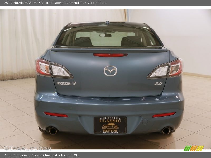 Gunmetal Blue Mica / Black 2010 Mazda MAZDA3 s Sport 4 Door