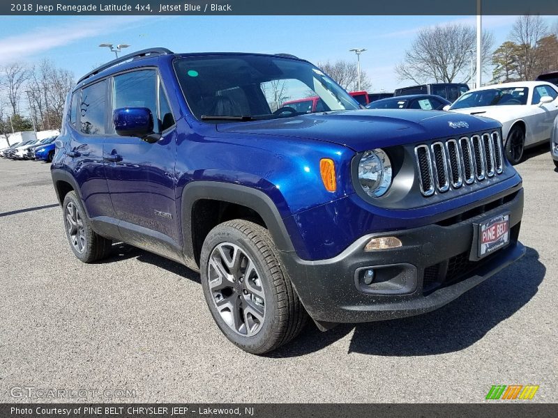 Jetset Blue / Black 2018 Jeep Renegade Latitude 4x4