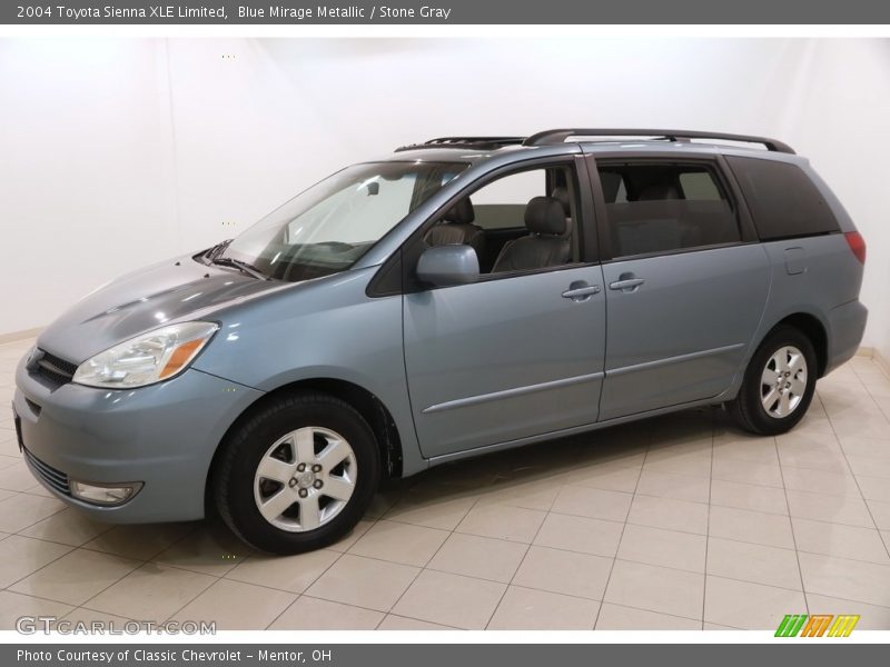 Blue Mirage Metallic / Stone Gray 2004 Toyota Sienna XLE Limited
