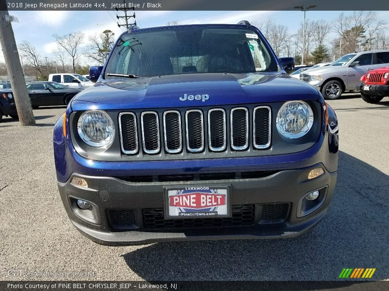 Jetset Blue / Black 2018 Jeep Renegade Latitude 4x4