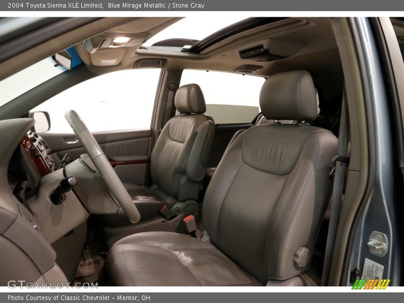 Blue Mirage Metallic / Stone Gray 2004 Toyota Sienna XLE Limited