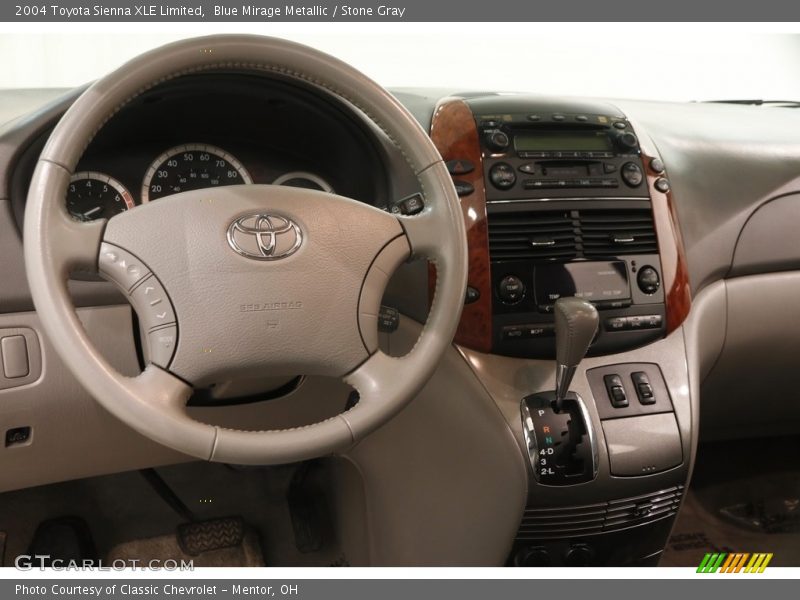 Blue Mirage Metallic / Stone Gray 2004 Toyota Sienna XLE Limited