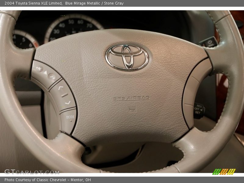 Blue Mirage Metallic / Stone Gray 2004 Toyota Sienna XLE Limited