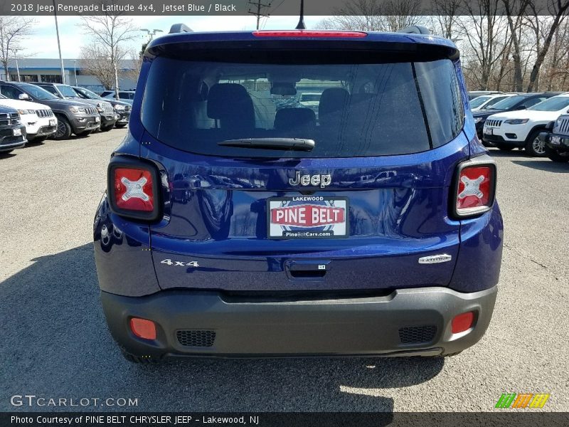 Jetset Blue / Black 2018 Jeep Renegade Latitude 4x4