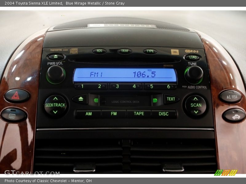 Blue Mirage Metallic / Stone Gray 2004 Toyota Sienna XLE Limited