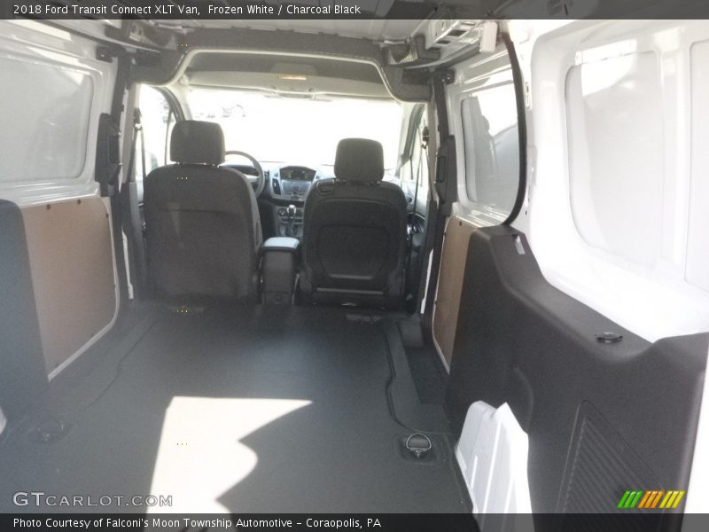 Frozen White / Charcoal Black 2018 Ford Transit Connect XLT Van