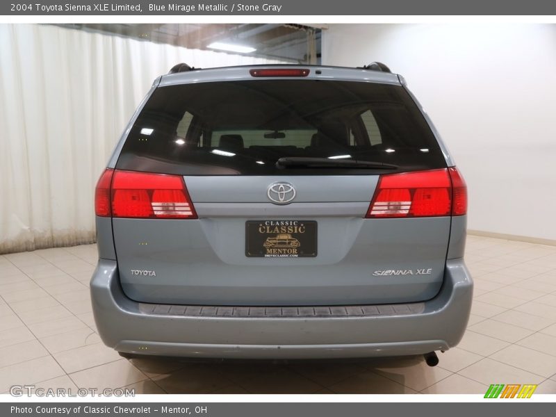 Blue Mirage Metallic / Stone Gray 2004 Toyota Sienna XLE Limited