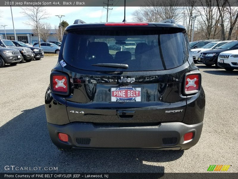 Black / Black 2018 Jeep Renegade Sport 4x4