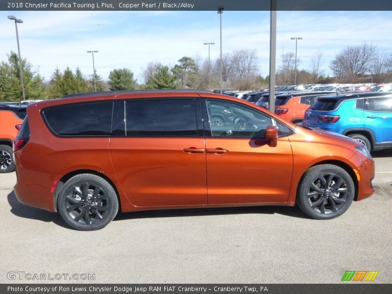 Copper Pearl / Black/Alloy 2018 Chrysler Pacifica Touring L Plus