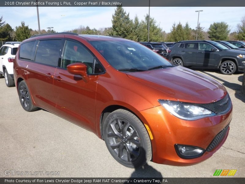 Copper Pearl / Black/Alloy 2018 Chrysler Pacifica Touring L Plus