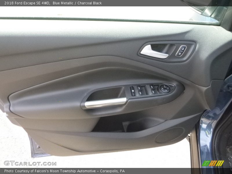 Blue Metallic / Charcoal Black 2018 Ford Escape SE 4WD