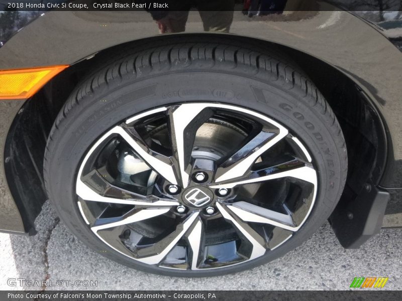 Crystal Black Pearl / Black 2018 Honda Civic Si Coupe
