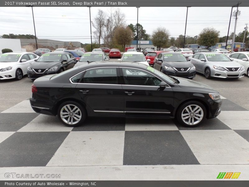 Deep Black Pearl / Titan Black 2017 Volkswagen Passat SEL Sedan