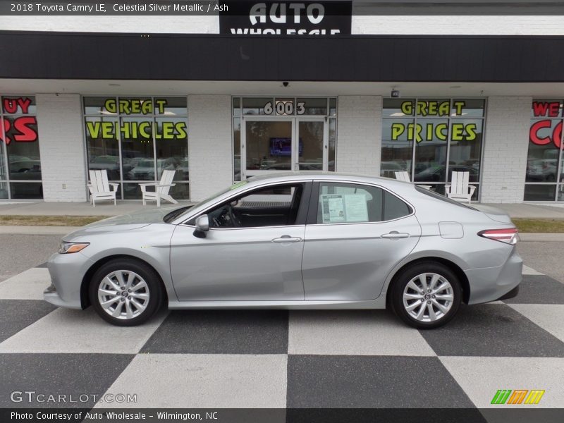 Celestial Silver Metallic / Ash 2018 Toyota Camry LE