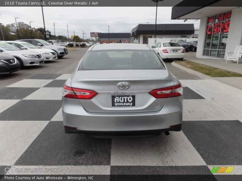 Celestial Silver Metallic / Ash 2018 Toyota Camry LE