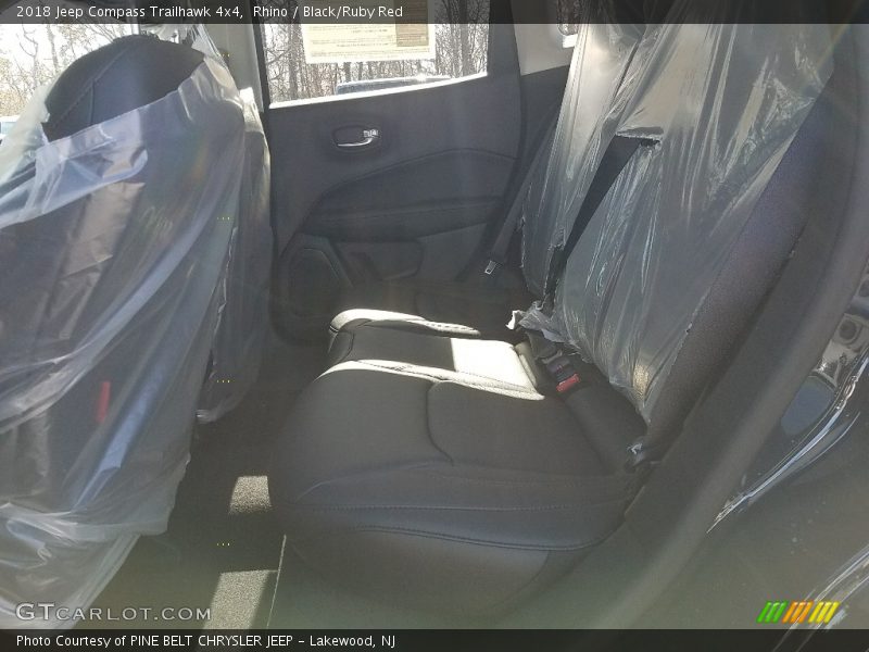 Rhino / Black/Ruby Red 2018 Jeep Compass Trailhawk 4x4