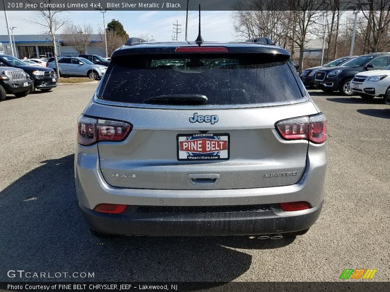 Billet Silver Metallic / Black 2018 Jeep Compass Limited 4x4