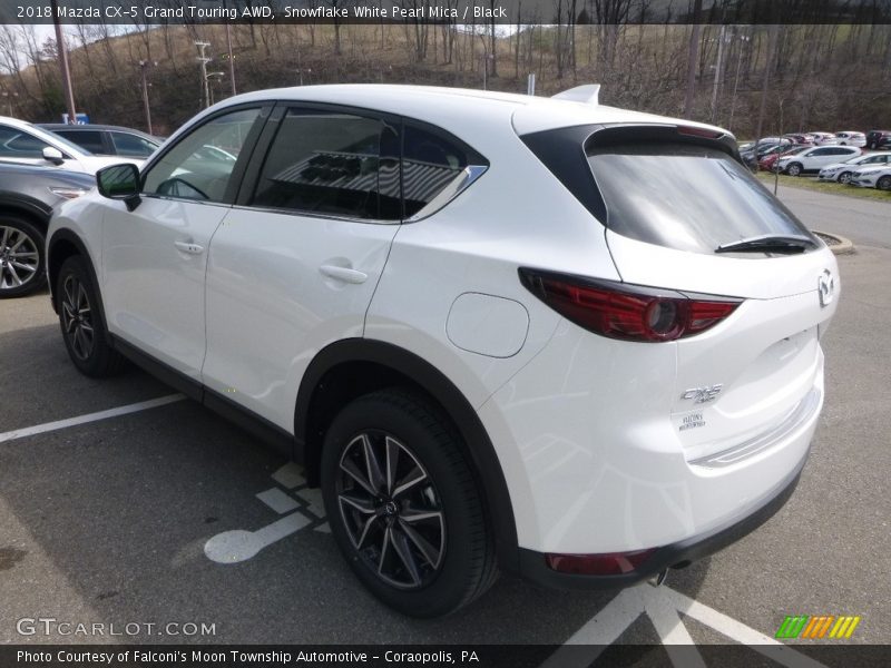 Snowflake White Pearl Mica / Black 2018 Mazda CX-5 Grand Touring AWD