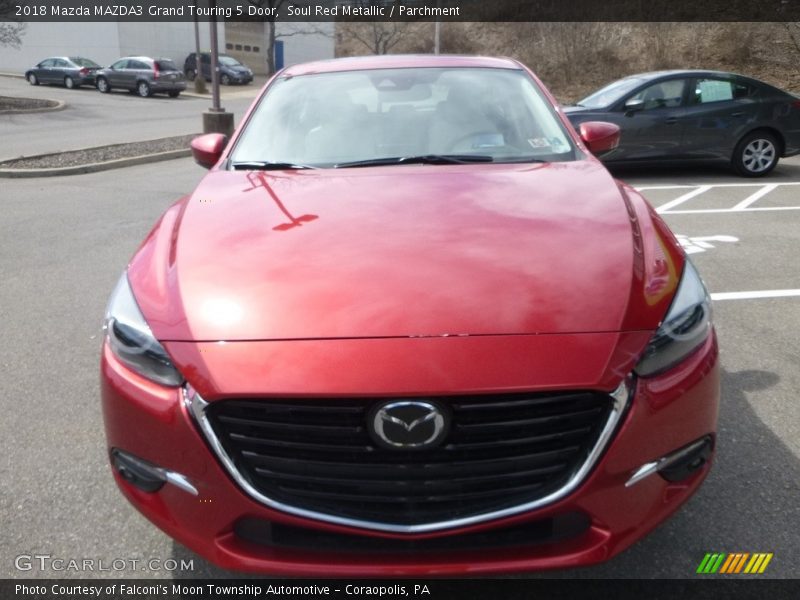 Soul Red Metallic / Parchment 2018 Mazda MAZDA3 Grand Touring 5 Door