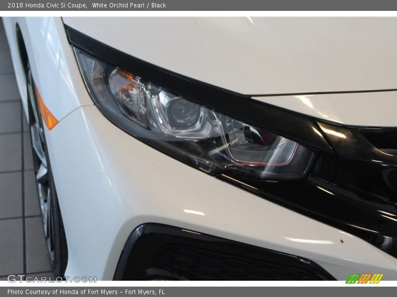 White Orchid Pearl / Black 2018 Honda Civic Si Coupe