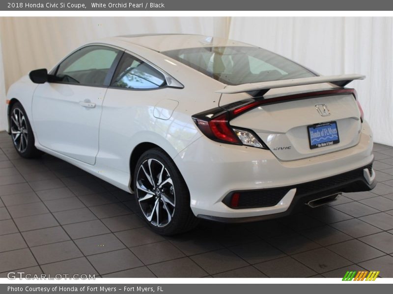 White Orchid Pearl / Black 2018 Honda Civic Si Coupe