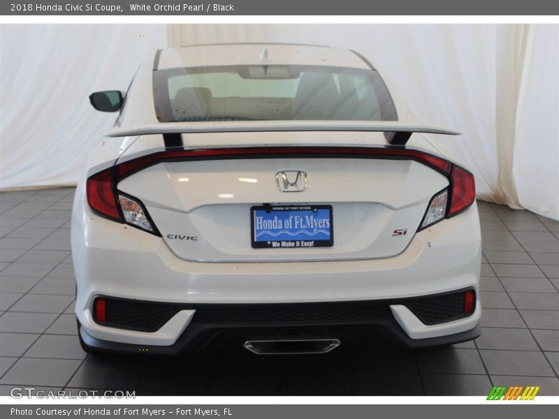 White Orchid Pearl / Black 2018 Honda Civic Si Coupe
