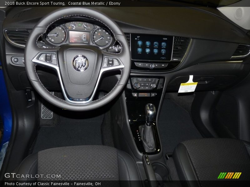 Coastal Blue Metallic / Ebony 2018 Buick Encore Sport Touring