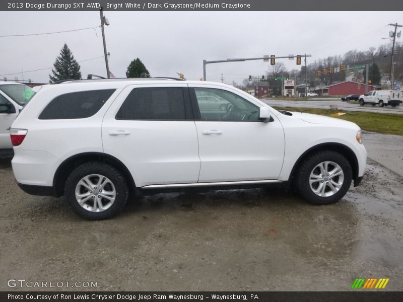 Bright White / Dark Graystone/Medium Graystone 2013 Dodge Durango SXT AWD